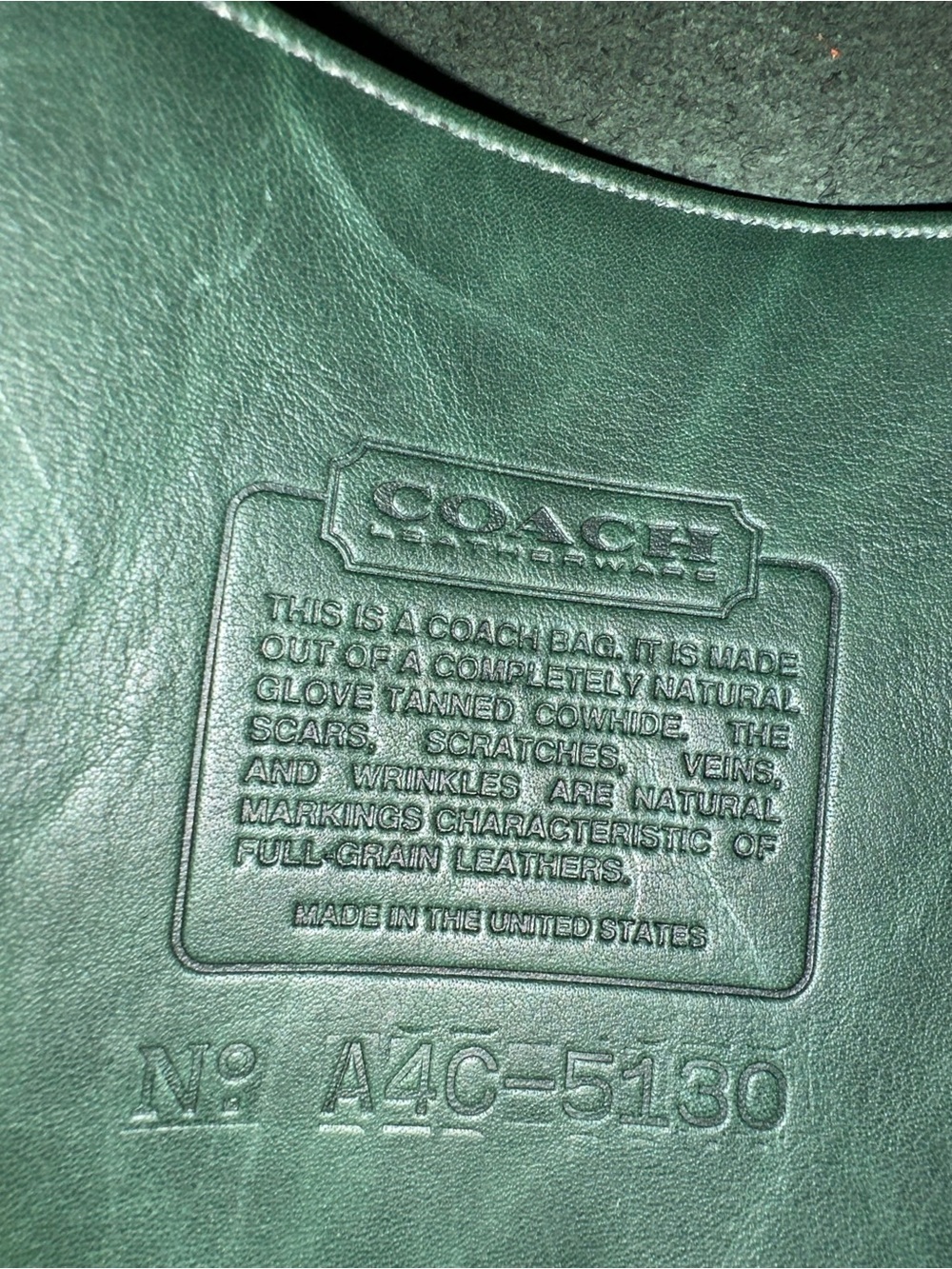 Vintage Coach Station Bag 5130 - Picture 11 of 11